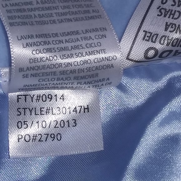 Carter's Elephant Plush Baby Toy Rattle Security Blanket Iced Blue Comfort Lovey - Picture 6 of 7